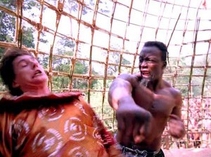 With Billy Blanks in "King of the Kickboxers" (1991)