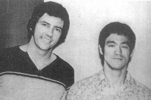 Bob Wall with Bruce Lee.