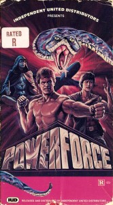 "Power Force" American VHS Cover 