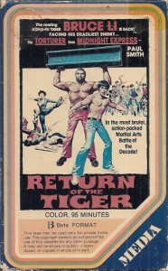 "Return of the Tiger" US Betamax Cover