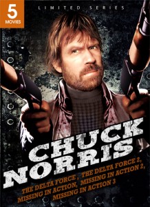 Chuck Norris DVD Set: Delta Force, Delta Force 2, Missing in Action, Missing in Action 2, Missing in Action 3 (Image) 