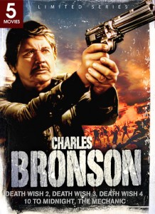 Charles Bronson DVD Set: 10 to Midnight, The Mechanic, Death Wish 2, Death Wish 3, Death Wish 4 (Image)