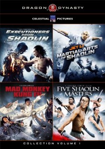 Dragon Dynasty's Ultimate 4 Pack DVD Vol 1: Five Shaolin Masters, Executioner from Shaolin, Jet Li: Martial Arts of Shaolin and Mad Monday Kung Fu (Dragon Dynasty)