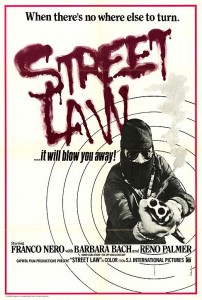 "Street Law" American Theatrical Poster 