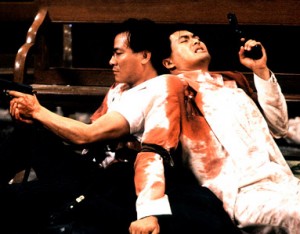 Danny Lee and Chow Yun-Fat in John Woo's 1989 classic "The Killer"