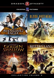 Dragon Dynasty’s Ultimate 4 Pack DVD Vol 2: Avenging Eagle, Blood Brothers, Golden Swallow and Killer Clan (Dragon Dynasty)