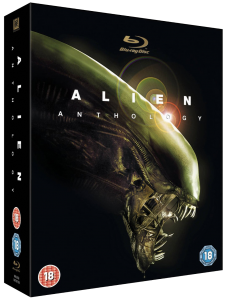 "Alien Anthology" UK Blu-ray Cover