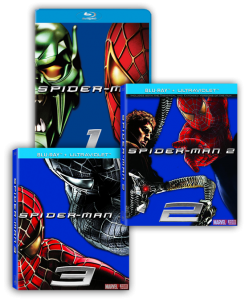 Spider-Man Trilogy (New Editions) Blu-ray (Sony)