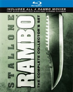"Rambo: The Complete Collector's Set" Blu-ray Cover "Rambo: The Complete Collector's Set" Blu-ray Cover
