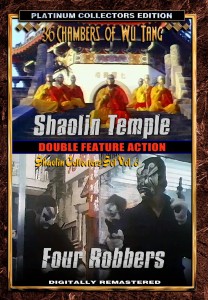 Double Feature: Shaolin Temple & Four Robbers DVD (Screen Magic Films)