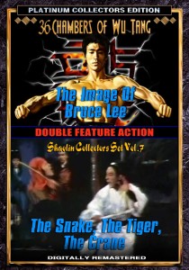 Double Feature: The Image of Bruce Lee & The Snake, The Tiger, The Crane DVD (Screen Magic Films)