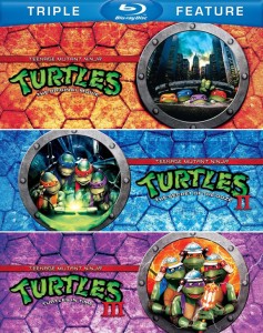 "Teenage Mutant Ninja Turtles Trilogy" Blu-ray Cover