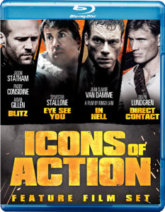 "Icons of Action" Blu-ray Cover