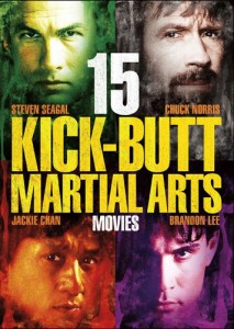 15 Kick-Butt Martial Arts Movies 3-Disc DVD Set (Echo Bridge)