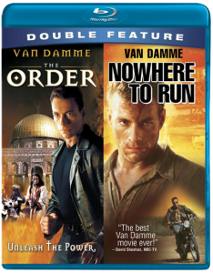 "Van Damme Double Feature: The Order & Nowhere to Run" Blu-ray Cover