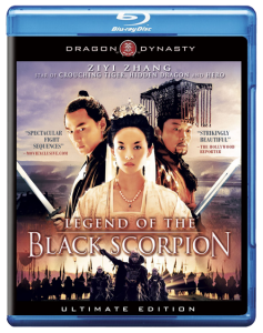 "Legend of the Black Scorpion" Blu-ray Cover