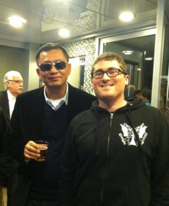 Wong Kar Wai and author, Ghost Dragon Triad.