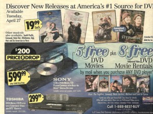 1999 Flashback! Special DVD deals from that year.